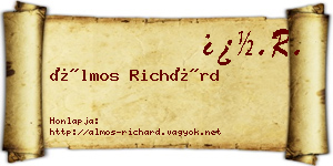 Álmos Richárd névjegykártya