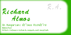 richard almos business card